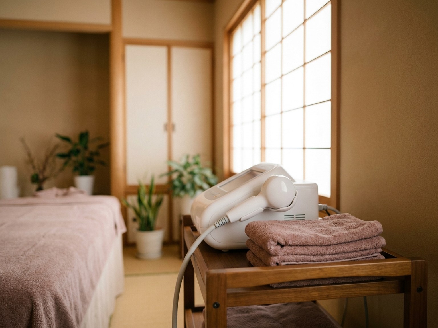 完全個室の施術ルーム